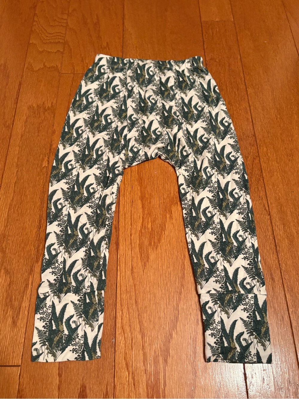 Kate Quinn Bamboo Panda Pant with Fern Print